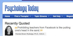 Dr. Pamela Rutledge on Psychology Today Dr. Pamela Rutledge on Psychology Today