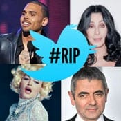 #RIP Twitter celebrity death hoaxes