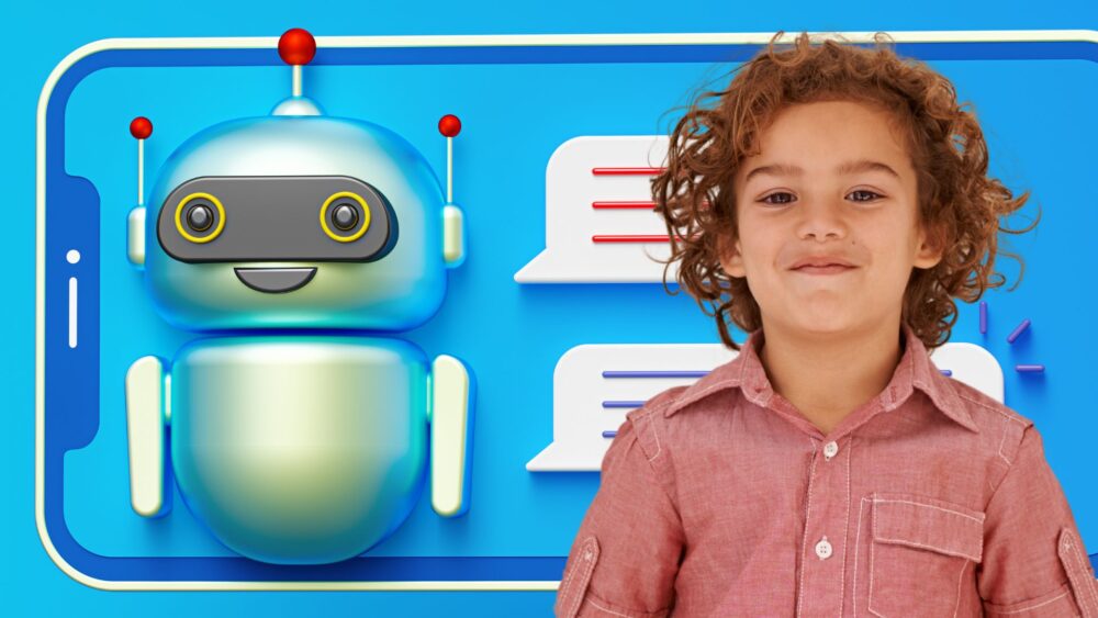 Just because kids can talk to chatbots doesn’t mean they understand how to distinguish what’s real emotion from algorithms and programming. Images: GOCMEN/Getty Images & People Images/Getty Images Signature.